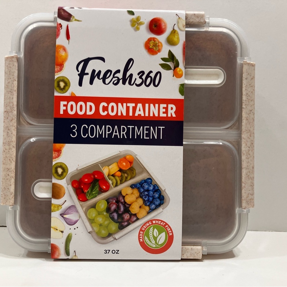 Fresh360 3-Compartment Food Container - Picture 9 of 9
